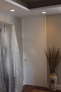 Taller doors assist in adding the illusion of height to a room.